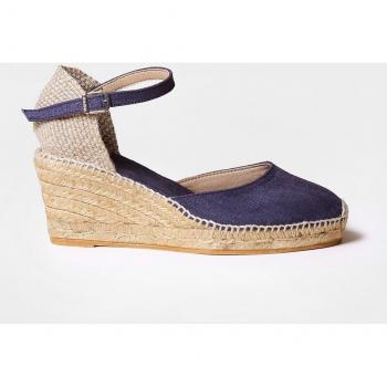 Toni Pons - Alpargatas de cuña de mujer CALDES con tejido y hebilla