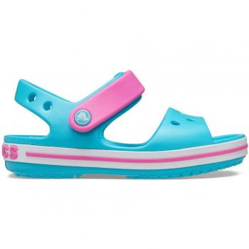 Sandalias de bebés Crocband Crocs azul turquesa rosa infantil - 19-20
