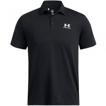Under Armour Icon Loose Polo Shirt - Black - Male - Size: S