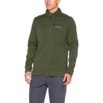 Columbia Terpin Point II Full Zip Forro Polar para Hombre, Hombre, Color Surplus Green, tamaño Small