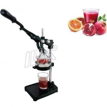 Exprimidor Profesional de Cítricos y Granadas Ilsa 1053000, Metal Negro, Diseño Ergonomico