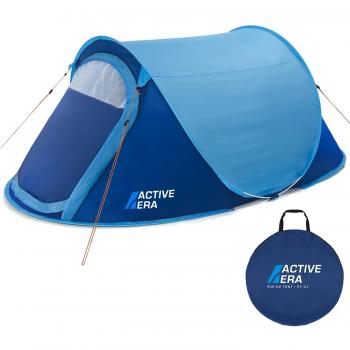 Active Era™ - Tienda Instantánea de Campaña de Apertura Automática, Tamaño Grande, para 2 Personas, Impermeable, Ventilada y Duradera