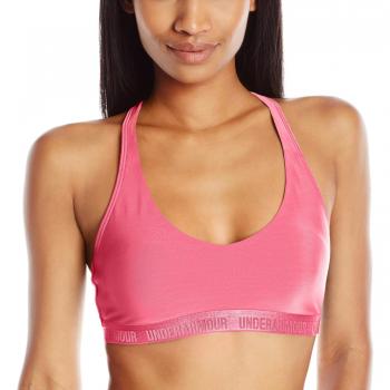 Under Armour Armour LOW Solid Sujetador Deportivo, Women, Rosa, XS