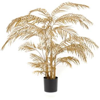 Palmera Areca Artificial Esmeralda 145 cm Dorado