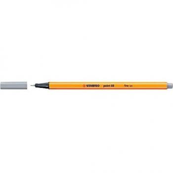 Rotulador stabilo punta de fibra point 88 gris azulado claro 0,4 mm.