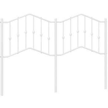 vidaXL Metal Headboard White 150 cm