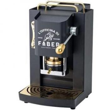 Macchina de Café Espresso Semi Automática Pro Deluxe 500W 15 Bar Cialde 44mm Mat Black con Acabado en Latón