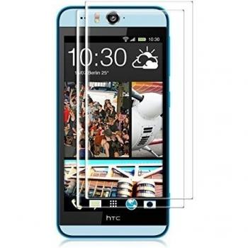 2x kwmobile Protector de pantalla templado para HTC Desire Eye transparente - Calidad superior