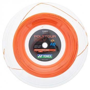 Bobina de Cordaje Yonex Poly Tour Rev 200m - Monofilamento Naranja