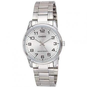 Casio #MTP-V001D-7B Men's Standard Stainless Steel Easy Reader Silver Dial Watch