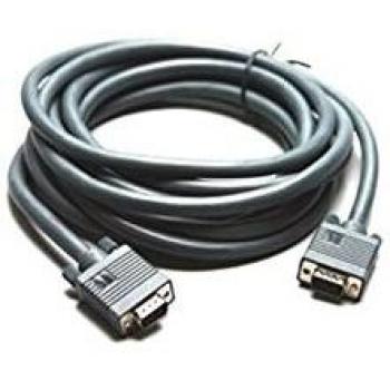 Cable VGA Kramer Electronics C-GM/GM-3 de 0,9 m con Conectores Macho a Macho y 15 Pines HD en Color Negro