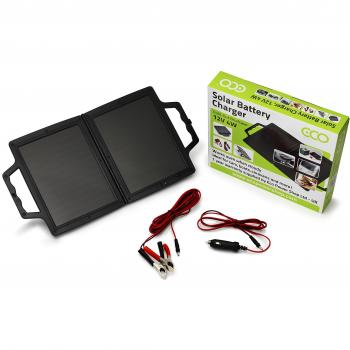 Eco Power Shop 12V Solar Battery Charger - 4W Fold Out Solar Briefcase., [Importado de Reino Unido]