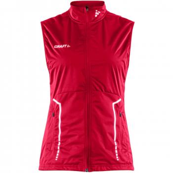 Craft Club Women's Sleeveless Jacket Red XL
