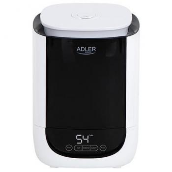 Humidificador de aire Adler AD 7966, tipo impulsor, capacidad de 4.6 litros, color negro y blanco, potencia de 25 W