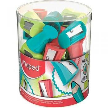 SACAPUNTAS VIVO MAXI 1 orificio DISPLAY/EXPOSITOR. 36 uds. MAPED 62911
