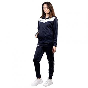 Givova Chándal Visa Unisex Azul/Blanco XL con risca para deporte