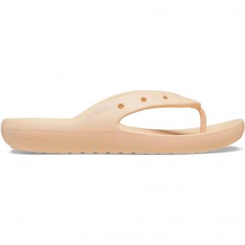 Crocs Women's Classic Flip Sandals - Tan - Size 8