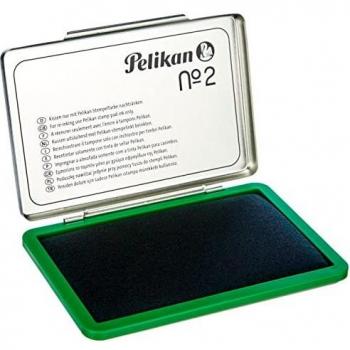 Pelikan - tampón n.2 caja metal 7x11 verde