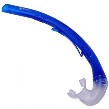 Mares Mini Rudder - Tubo respirador, Color Azul, Talla única