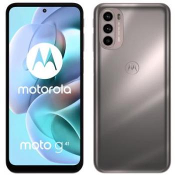 Motorola g41 (Pantalla 6.43 Full HD+ OLED, cámara Triple 48MP, procesador Octa Core, batería 5000 mAH, Dual SIM, 128GB/6GB, Android 11), Dorado, Versión ES/PT