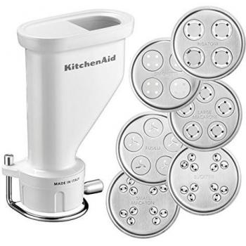 KitchenAid Tubo Accesorio para Hacer Pasta 144313 5KSMPEXTA, 18/8 Stainless Steel