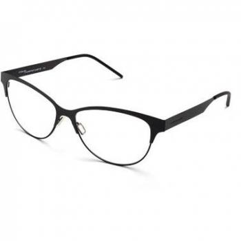 Italia Independent II 5301 Women's Black Eyeglasses Frame 53mm - Blue Light Block Available
