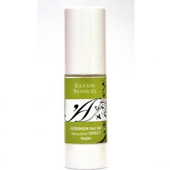 Extase Sensuel Aceite de Masaje Efecto Calor con Feromonas Mojito 30ml