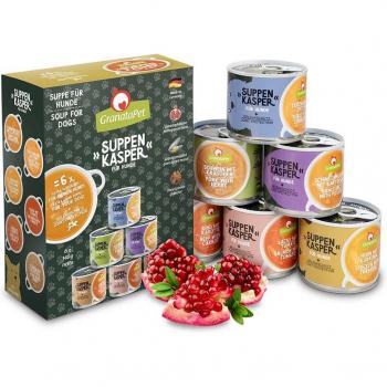 GranataPet Suppenkasper - Pack de prueba - 24 x 140 g