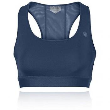 ASICS BH Bra Sujetador, Mujer, Azul Oscuro, Small
