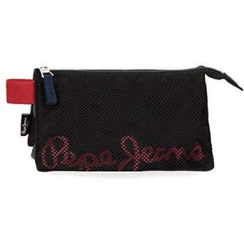 Estuche tres compartimentos Pepe Jeans Hammer, 22 cm, Multicolor