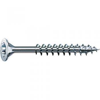 Tornillos de madera SPAX 4.5 mm x 60 mm T-STAR Plus acero galvanizado WIROX, paquete de 100 unidades