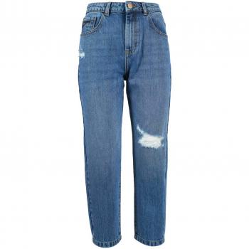 Yes Zee Blue Cotton Jeans & Pant - W25