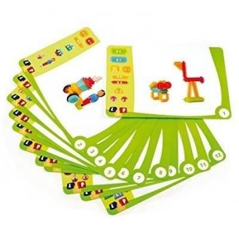 Aprender y jugar 30 x 21 cm de bloques de cerdas Hojas lógica Set