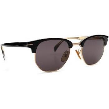 David Beckham DB 1002/S Sunglasses, Black/Grey, Male, Size: 51 MM