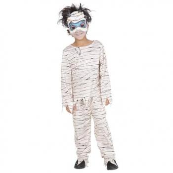 Disfraz infantil de Momia Malota Rubies, incluye camiseta, pantalón y máscara, licencia oficial para Halloween, fiestas y cosplay