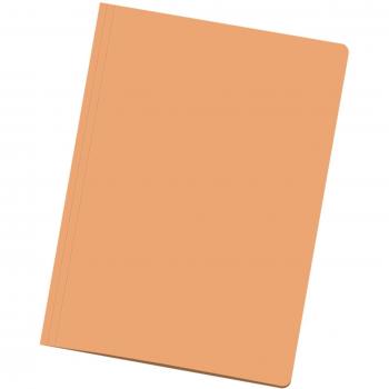 Dohe Pack de 50 Subcarpetas de Cartulina - Tamaño Folio - Ranura para Fastener - Color Naranja