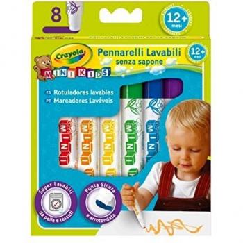 Set de 8 Rotuladores Lavables para Mini Kids Crayola