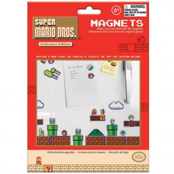 Super Mario Bros. Magnet Set - Colorful Collectible Fridge Magnets