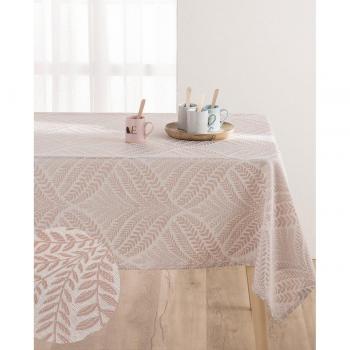 Mantel antimanchas VISUM Jacquard Kamut Coral