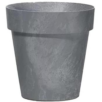 Maceta CUBE EFECTO HORMIGÓN 1,2L - Color Marengo - Dimensiones 140x140x124 mm - Decoración de Jardín