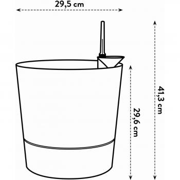 Maceta Autorriego Elho Marrón Plástico Ø 30 cm
