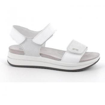 Sandalias de Mujer IGI&CO Modelo 5677711, Color Blanco y Gris, Material Lam Ram-Nap