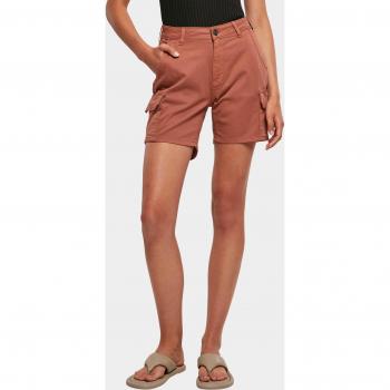 Shorts Cargo de Mujer Cintura Alta Urban Classics Terracota