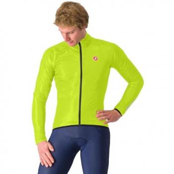 Chaqueta Castelli Squall Shell Antiviento Amarillo Brillante - XXL