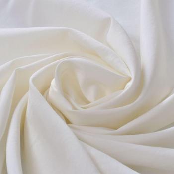 vidaXL Tela satinada color crema, 1,45 x 20 m tejido Bricolaje Casa Decoración Hogar