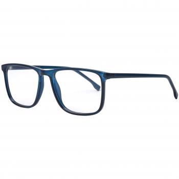 Cuadrado Montura Completa Plástico Azul Gafas Recetadas para Hombre - SmartBuy Collection