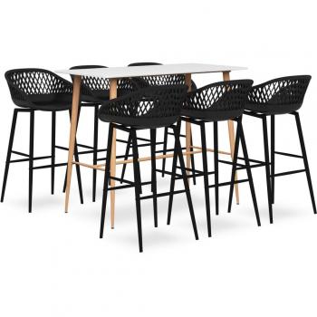 Set de Bar 7 Piezas Blanco y Negro Day and Night