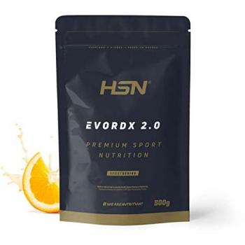 Pre Entreno Vegano HSN Evordx 2.0 Naranja 500g - 300mg Cafeína, Sin Azúcar, Aminoácidos y Creatina Creapure