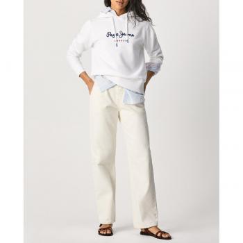 PEPE JEANS Calista - Sudadera con capucha para mujer, con logo estampado, diseño moderno y cómodo