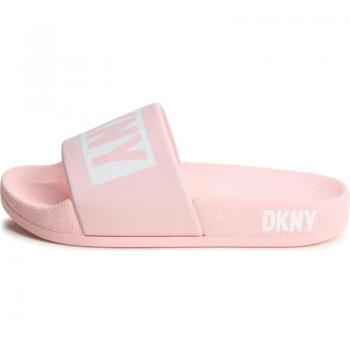 Chanclas rosas de piel sintética con forro textil para mujer y niña modelo D60121_471